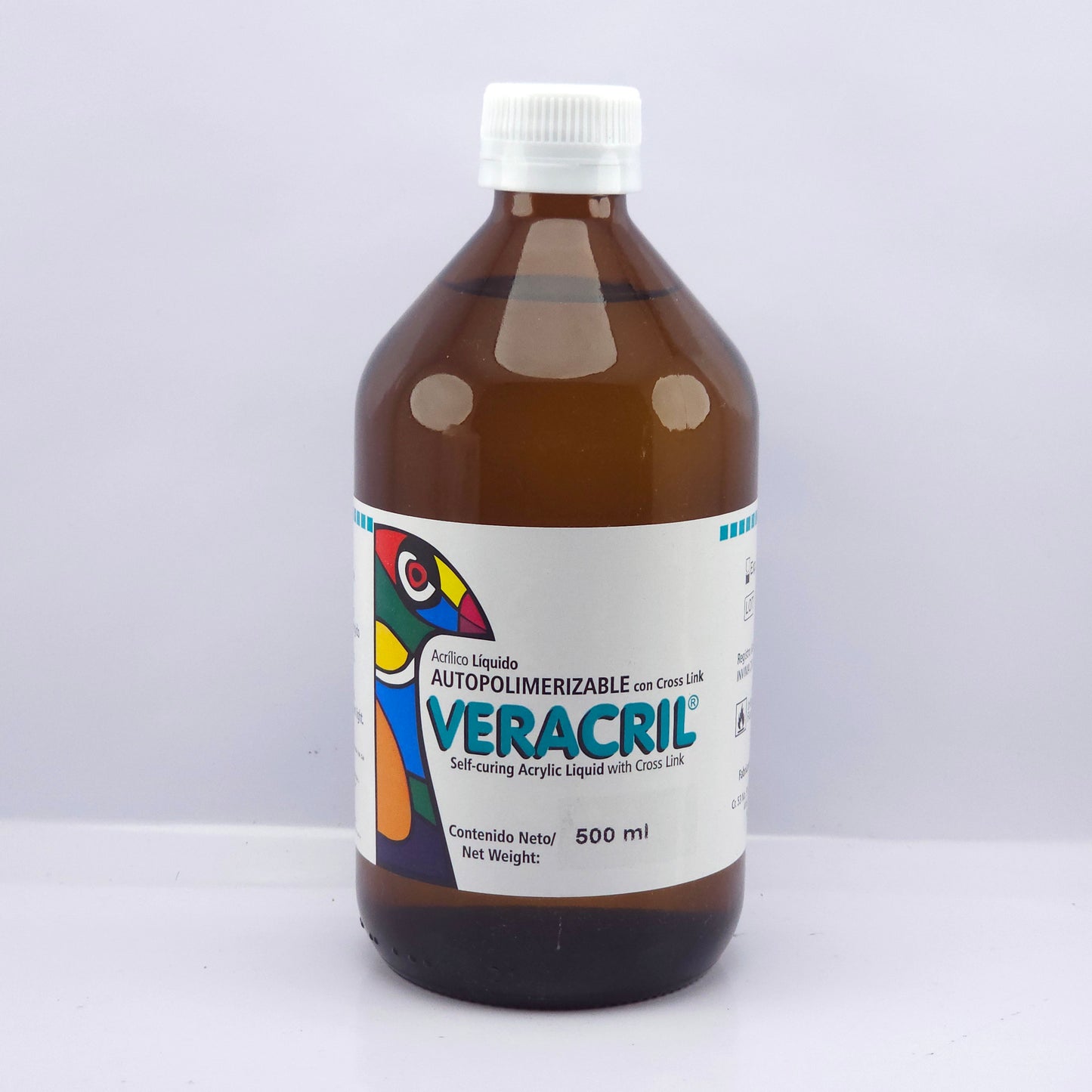Acrilico Liquido Veracryl Autocurado 500ml