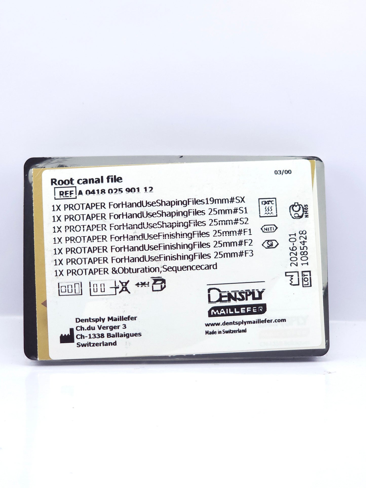 Limas Manuales Ni-TI ProTaper Dentsply