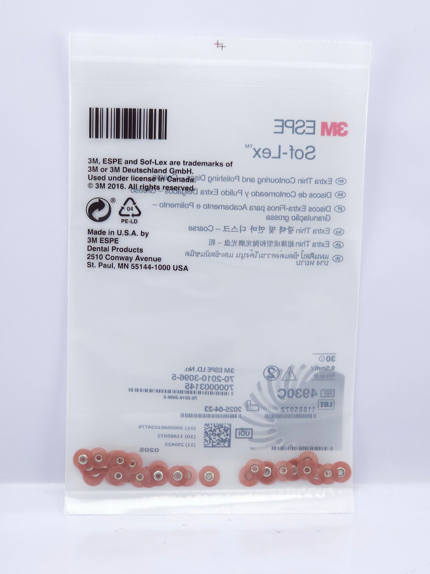 Discos de Pulido SOFLEX 3M x30 und