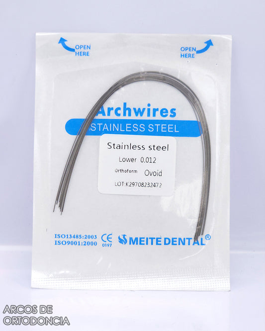 Arcos de Ortodoncia Redondos Acero x10 und