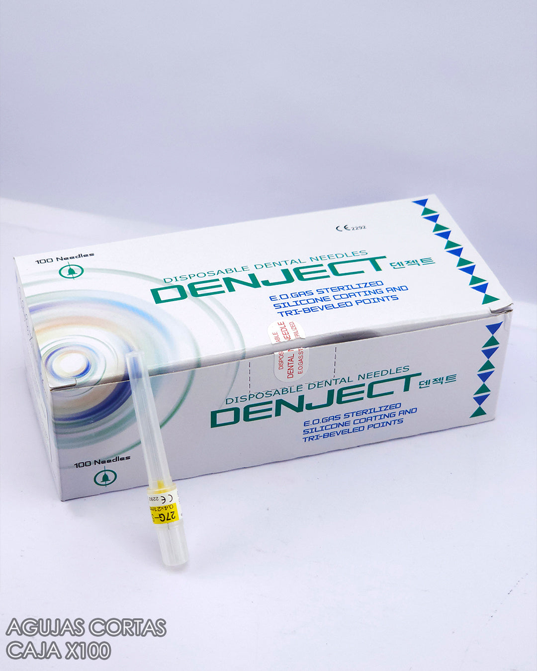 Caja de Agujas Cortas 21mm x100 und