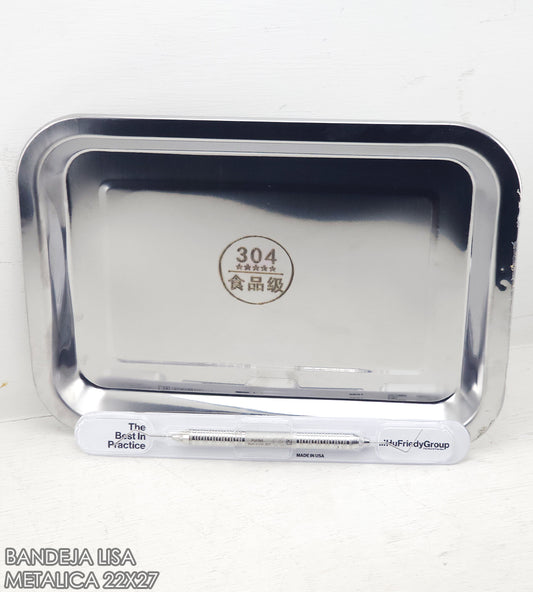 Bandeja Metalica Instrumental Mediana 16 x 22