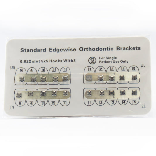 Bracket Edgewise Standard 0.22 3 Hook