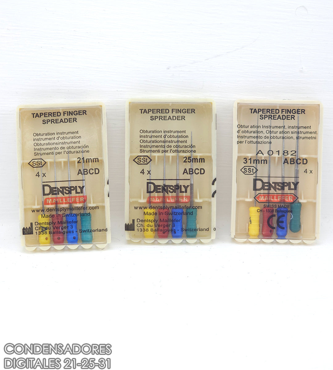 Espaciadores Digitales (Spreaders) Dentsply