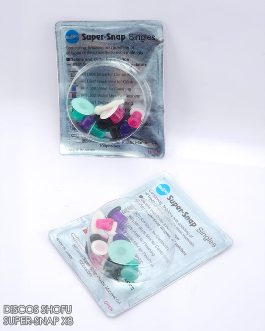 Discos Shofu Super-Snap x8