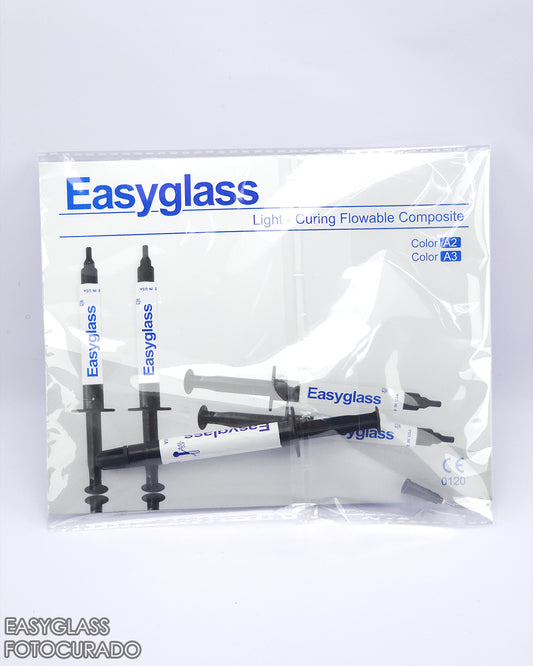 Ionomero Fotocurado Tipo 2 en Jeringa Easyglass