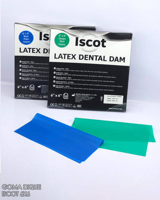 Goma Dique Iscot Caja x36 und Grosor Medio