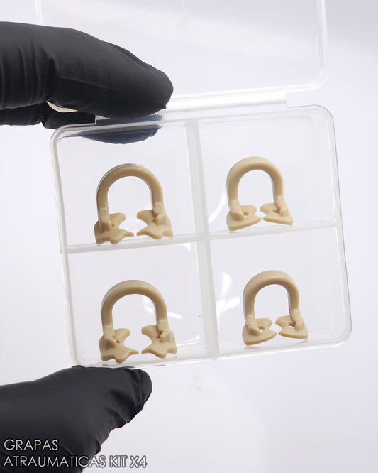 Kit de grapas atraumaticas blandas X4