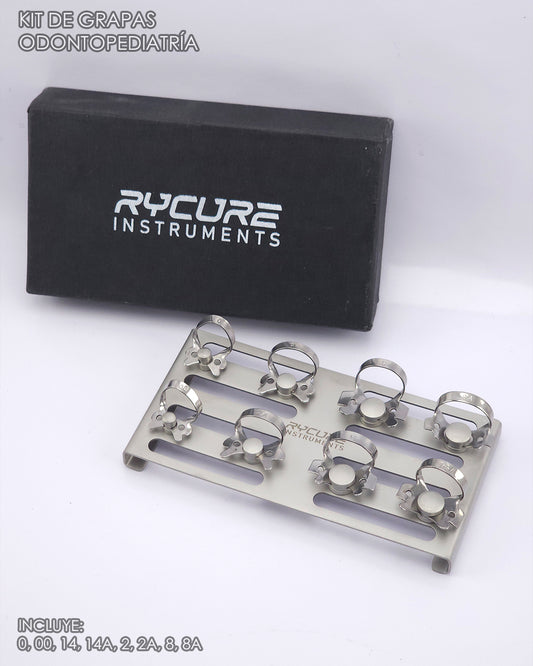 Kit de Grapas X8 RYCURE para Odontopediatría