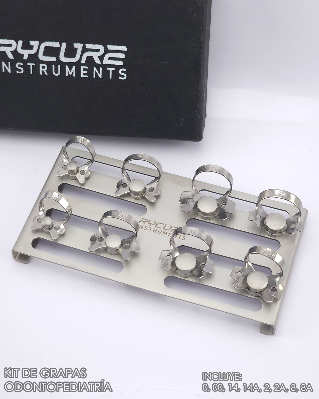Kit de Grapas X8 RYCURE para Odontopediatría