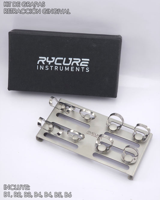 Kit de Grapas X8 RYCURE para Retracción Gingival