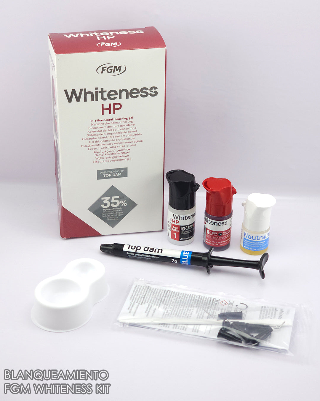 Blanqueamiento Whiteness HP FGM 35% 18 Aplicaciones