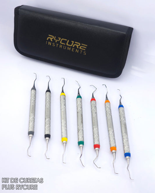 Kit de 7 Curetas de Gracey Plus RYCURE