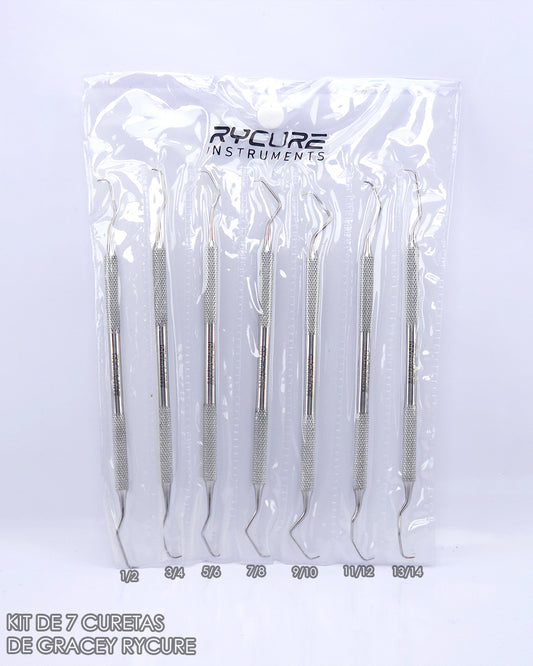 Kit de 7 Curetas de Gracey RYCURE