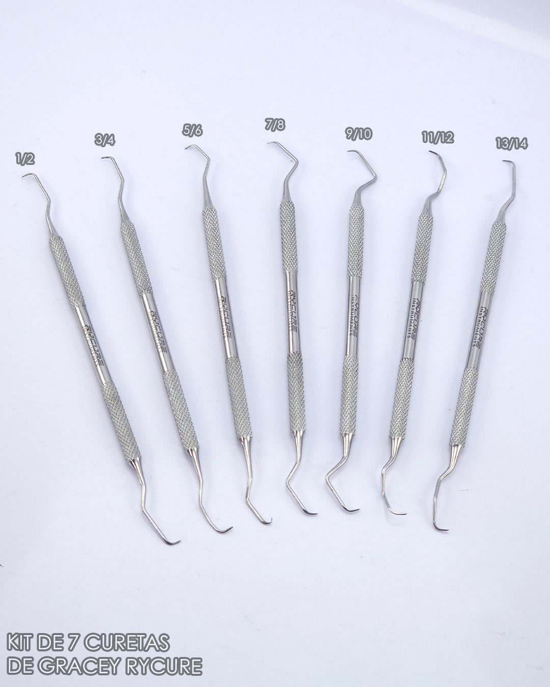Kit de 7 Curetas de Gracey RYCURE