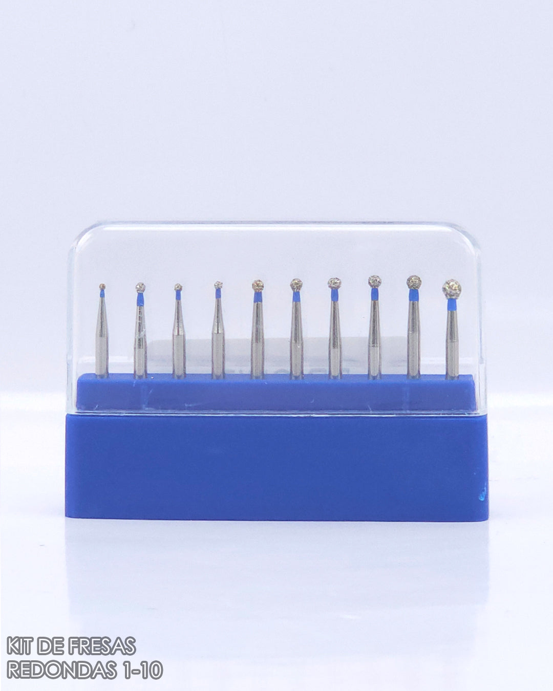 Kit de Fresas de Diamante Redondas 1-10