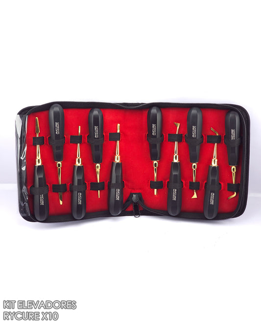 Kit de Elevadores de Titanio Dorados x10 RYCURE