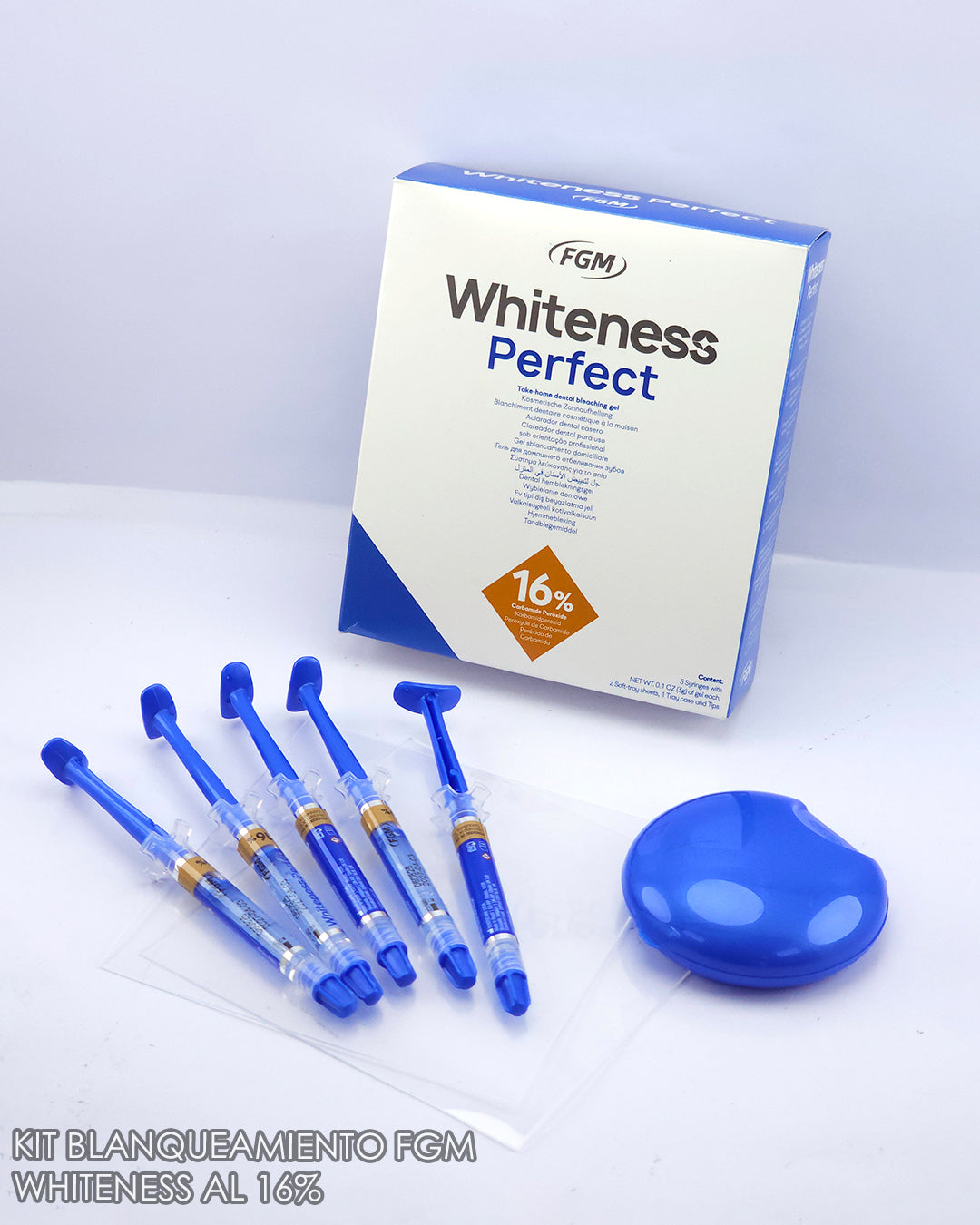 Kit de Blanqueamiento Whiteness Perfect FGM 16% Peroxido de Carbamida