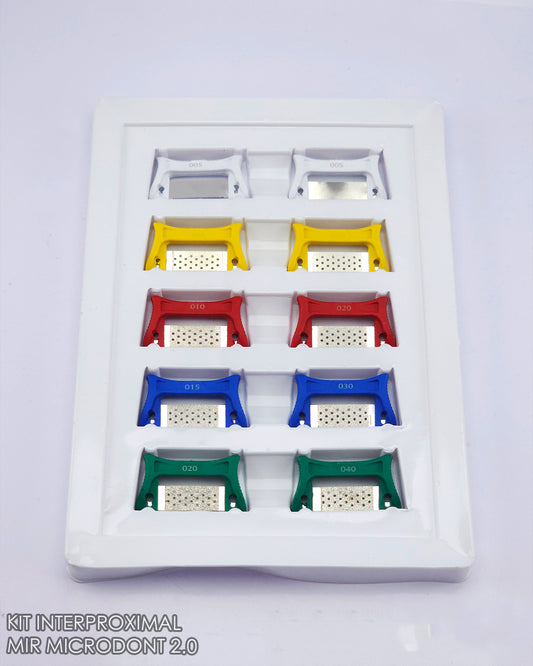Kit de Desgaste Interproximal MIR 2.0 Microdont (10 repuestos)