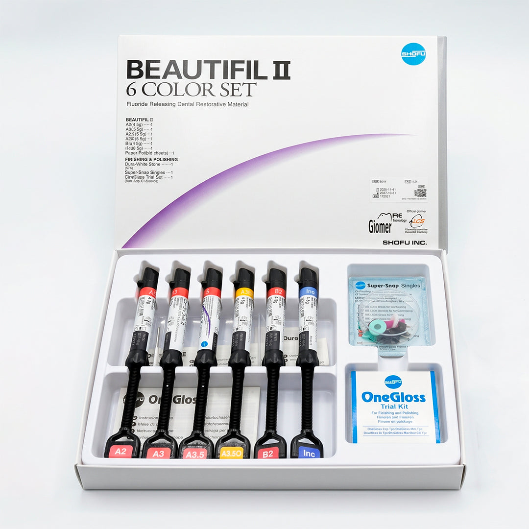 Kit de Resinas SHOFU Beautifil II x6