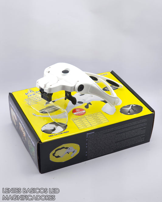 Lentes Magnificadores Básicos con Luz LED ( con 5 lentes)