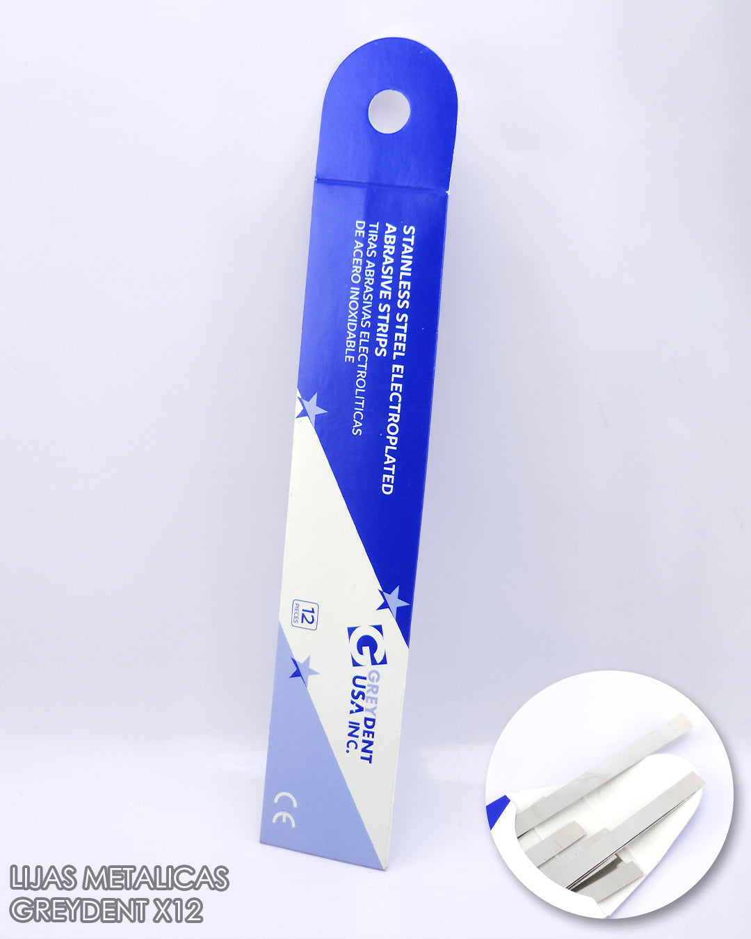 Lijas Metálicas Interproximales x12 Greydent