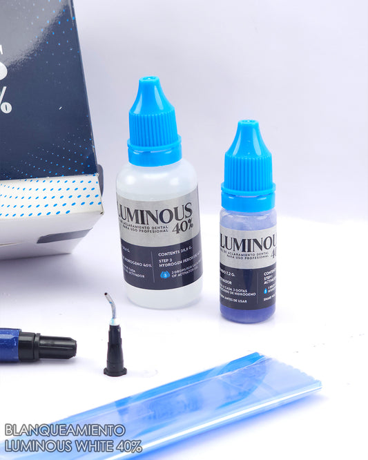 Blanqueamiento Luminous White al 40% 12 pacientes