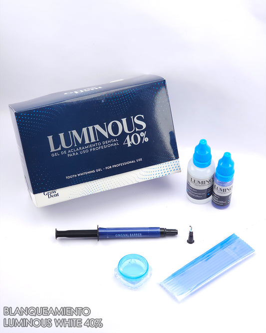 Blanqueamiento Luminous White al 40% 12 pacientes