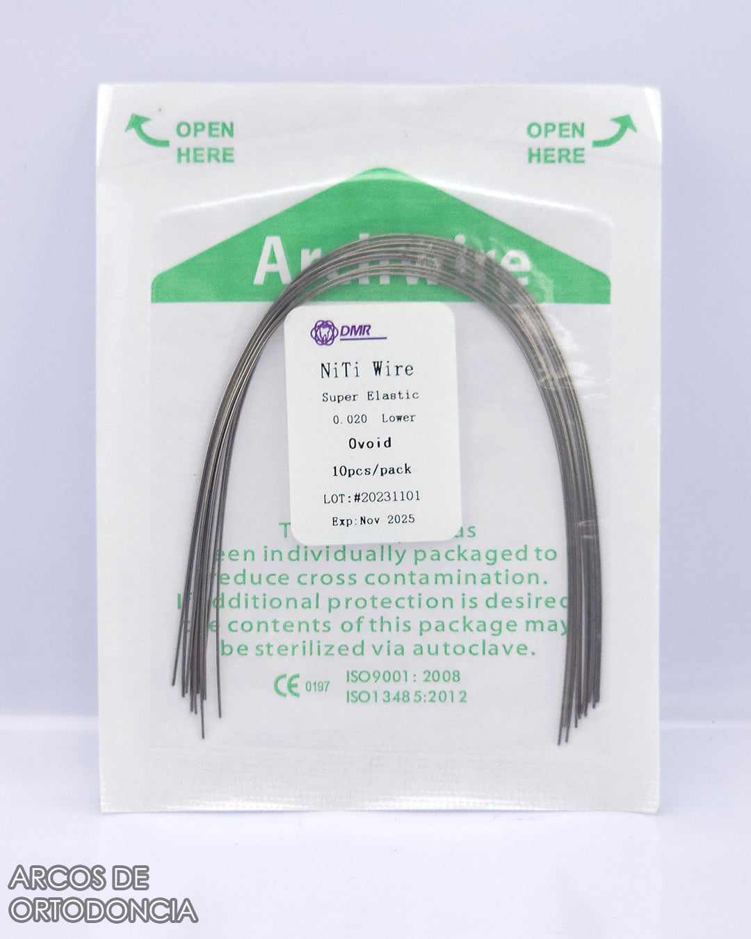 Arcos de Ortodoncia Redondos Niti x10 und