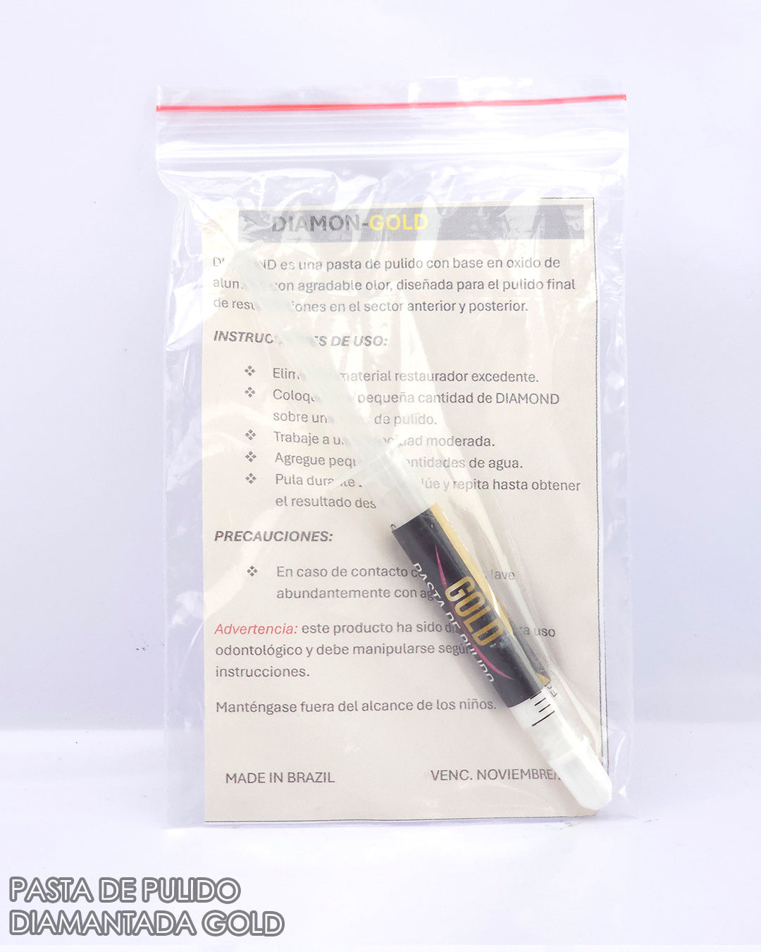 Pasta de Pulido Diamantada Gold