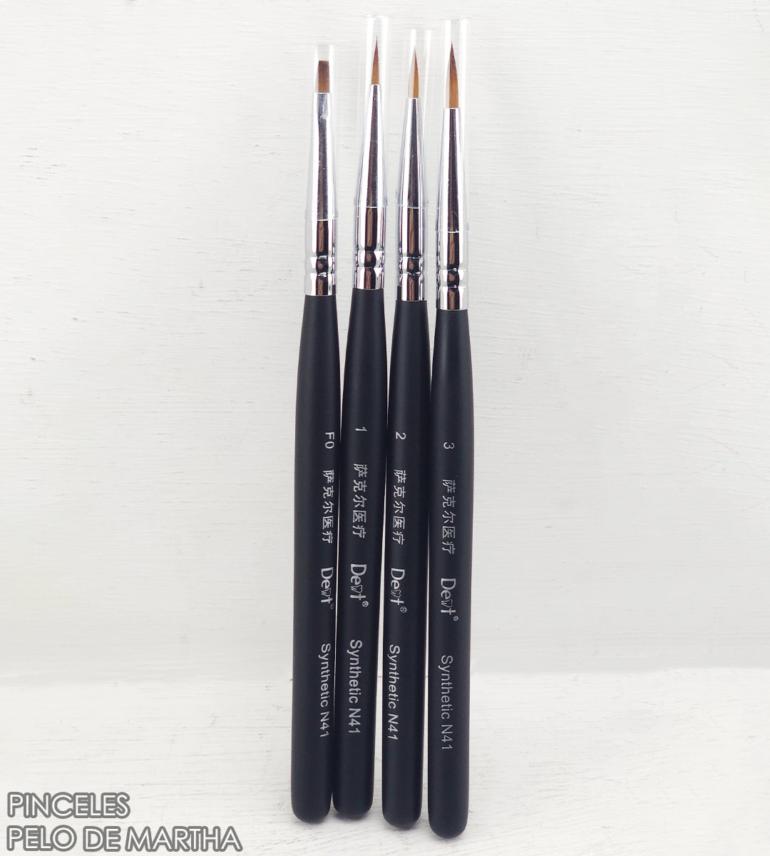 Pinceles Pelo de Martha Detallado