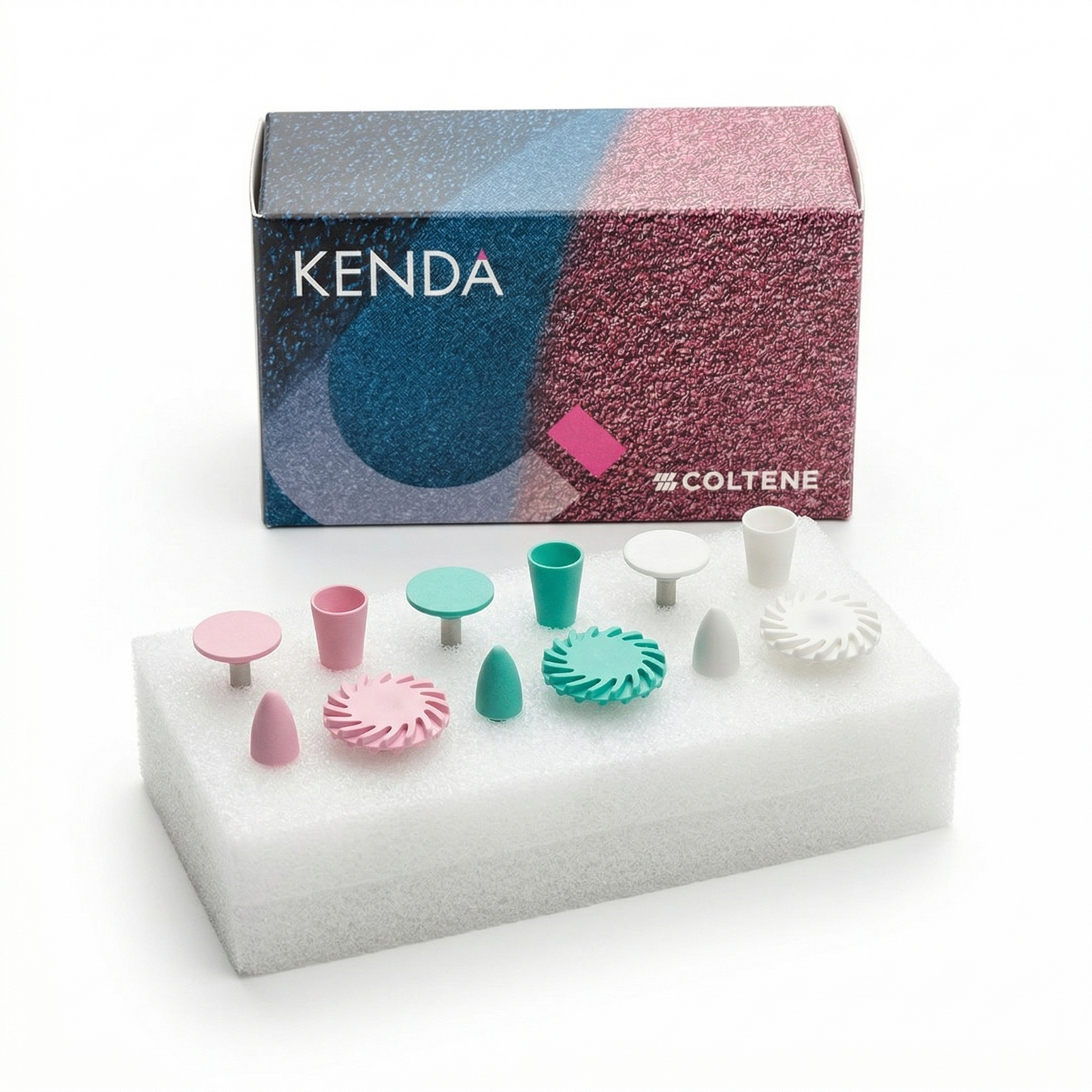 Kit de Pulido Kenda Coltene con Espirales (3 pasos)
