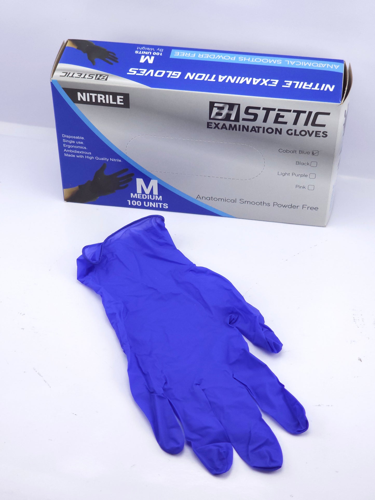 Guantes BH-STETIC Nitrilo x100 und Varios Colores
