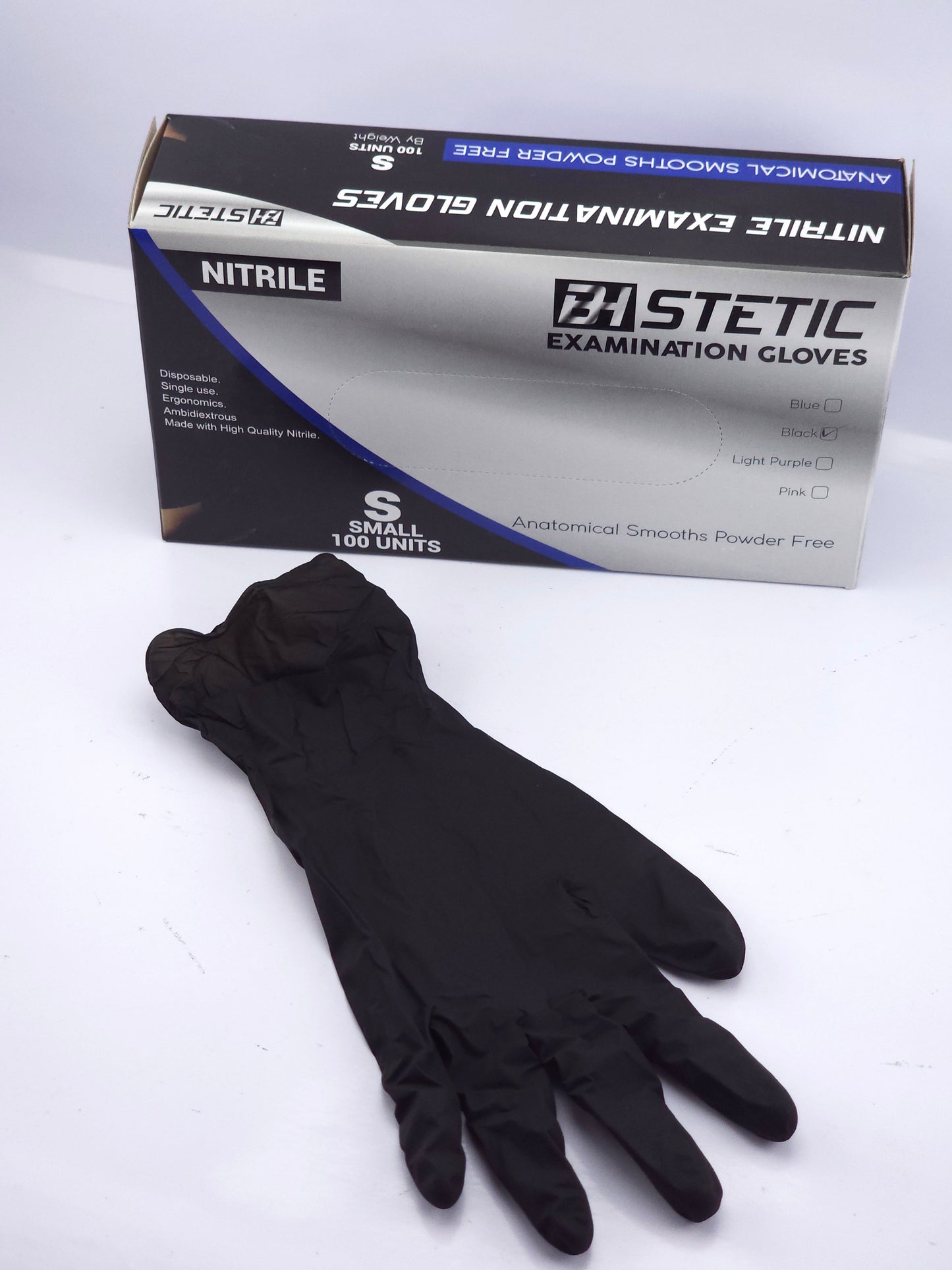 Guantes BH-STETIC Nitrilo x100 und Varios Colores