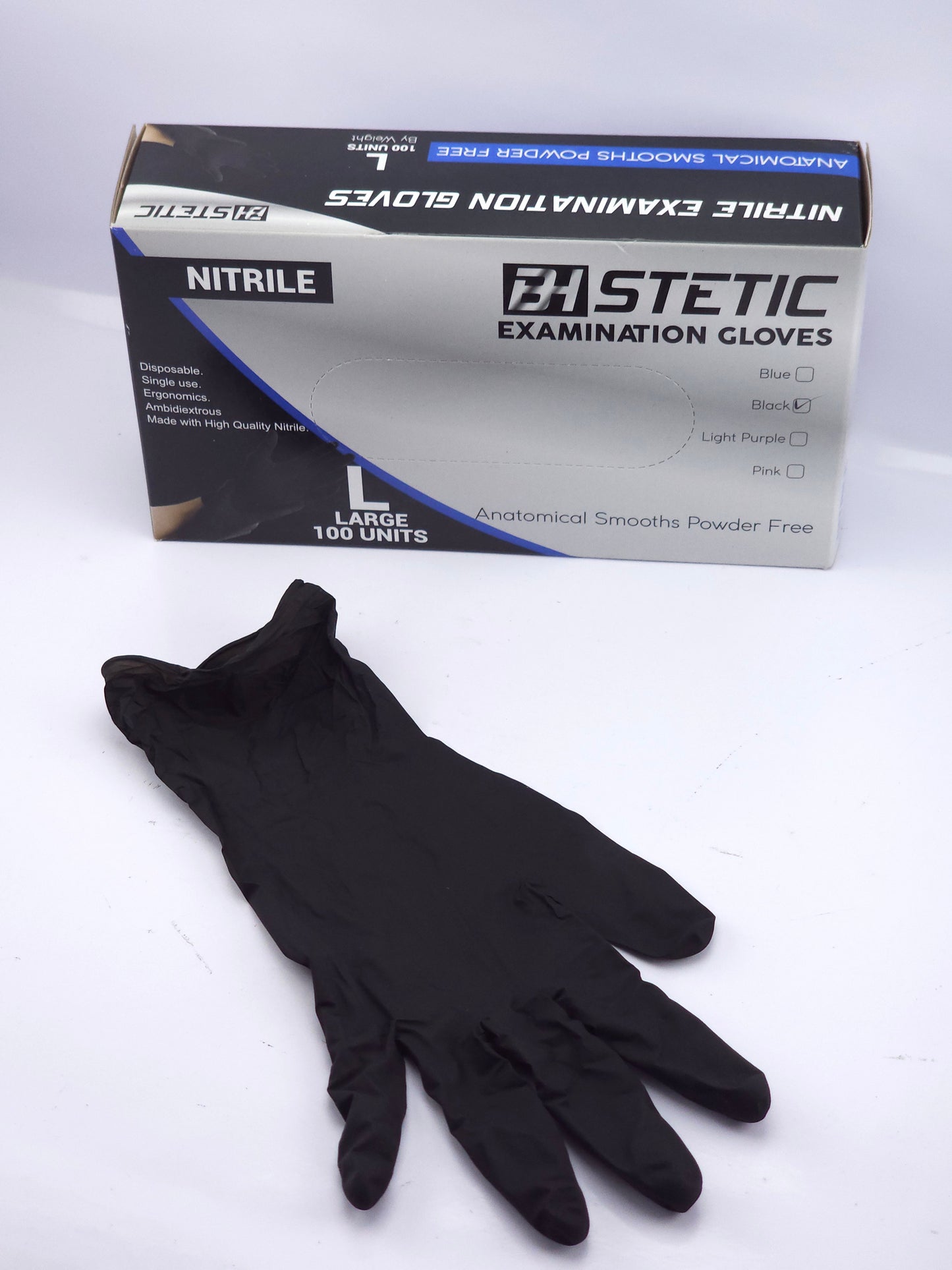 Guantes BH-STETIC Nitrilo x100 und Varios Colores