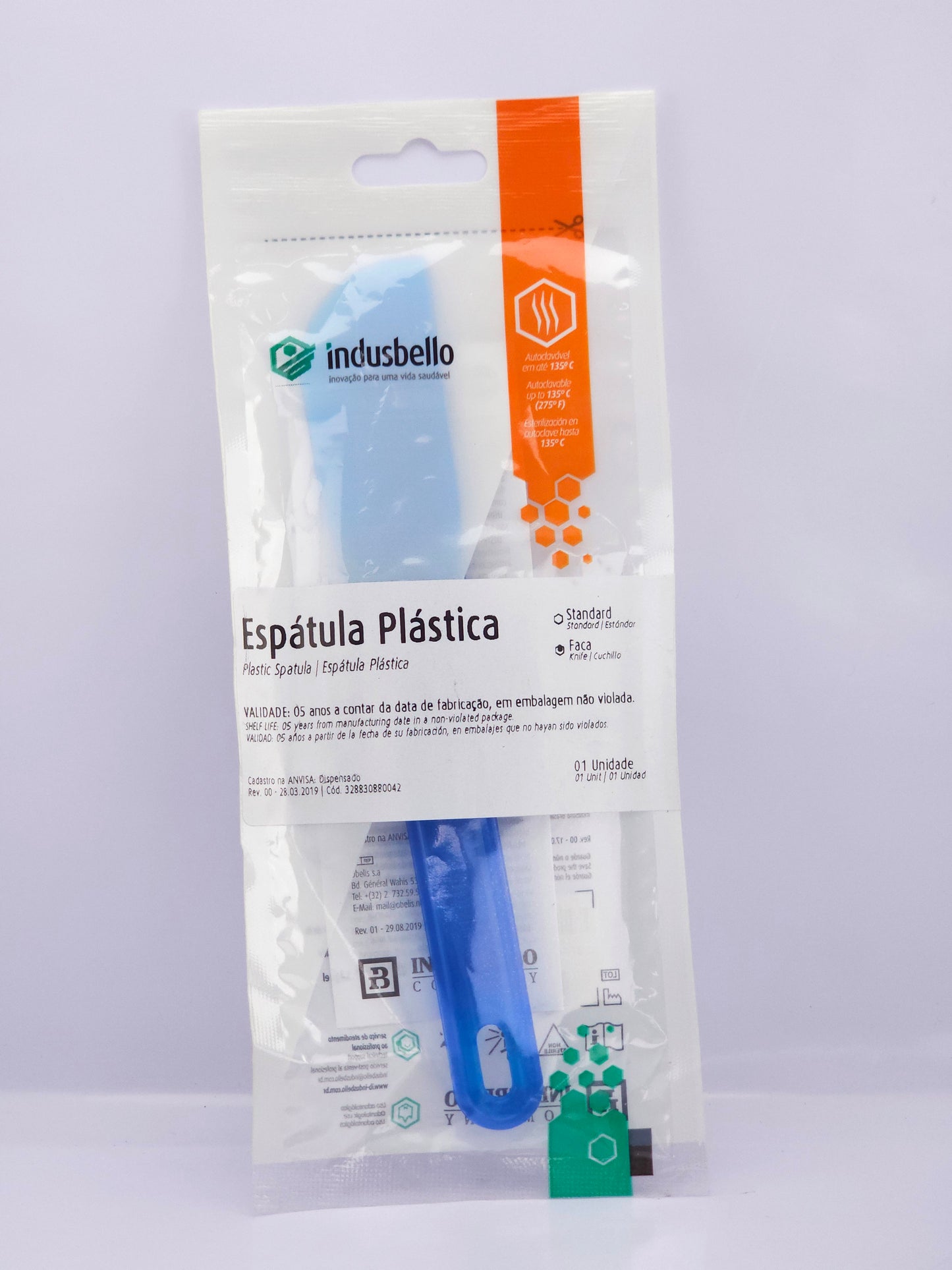 Espátula Plástica para Alginato Indusbello