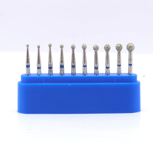 Kit de Fresas de Diamante Redondas 1-10