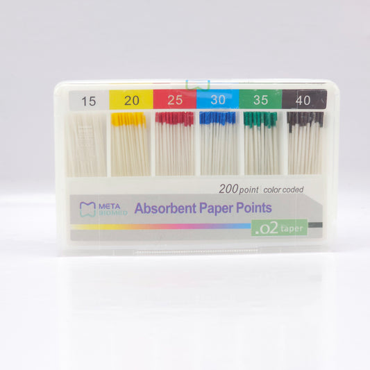 Puntas Conos de Papel Varios x120 pcs Meta-Bio Med