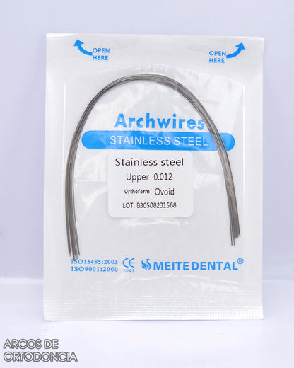 Arcos de Ortodoncia Redondos Acero x10 und