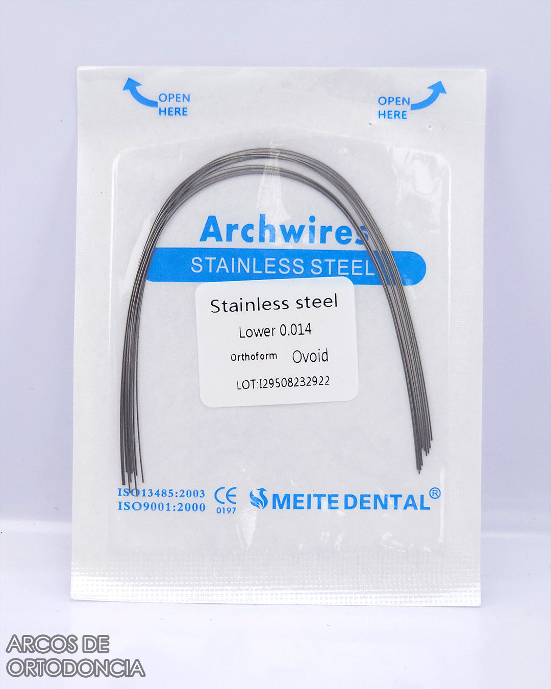 Arcos de Ortodoncia Redondos Acero x10 und
