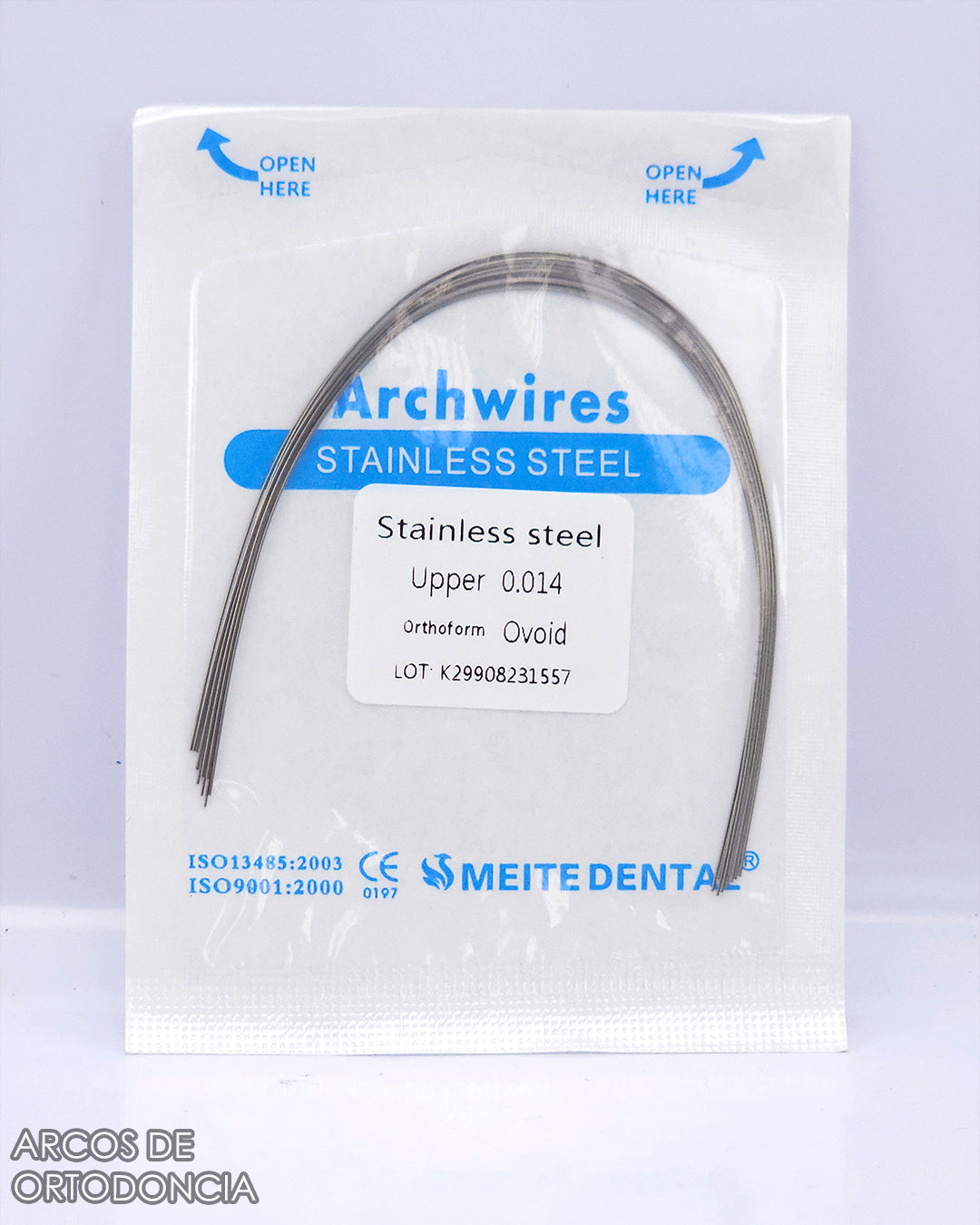 Arcos de Ortodoncia Redondos Acero x10 und