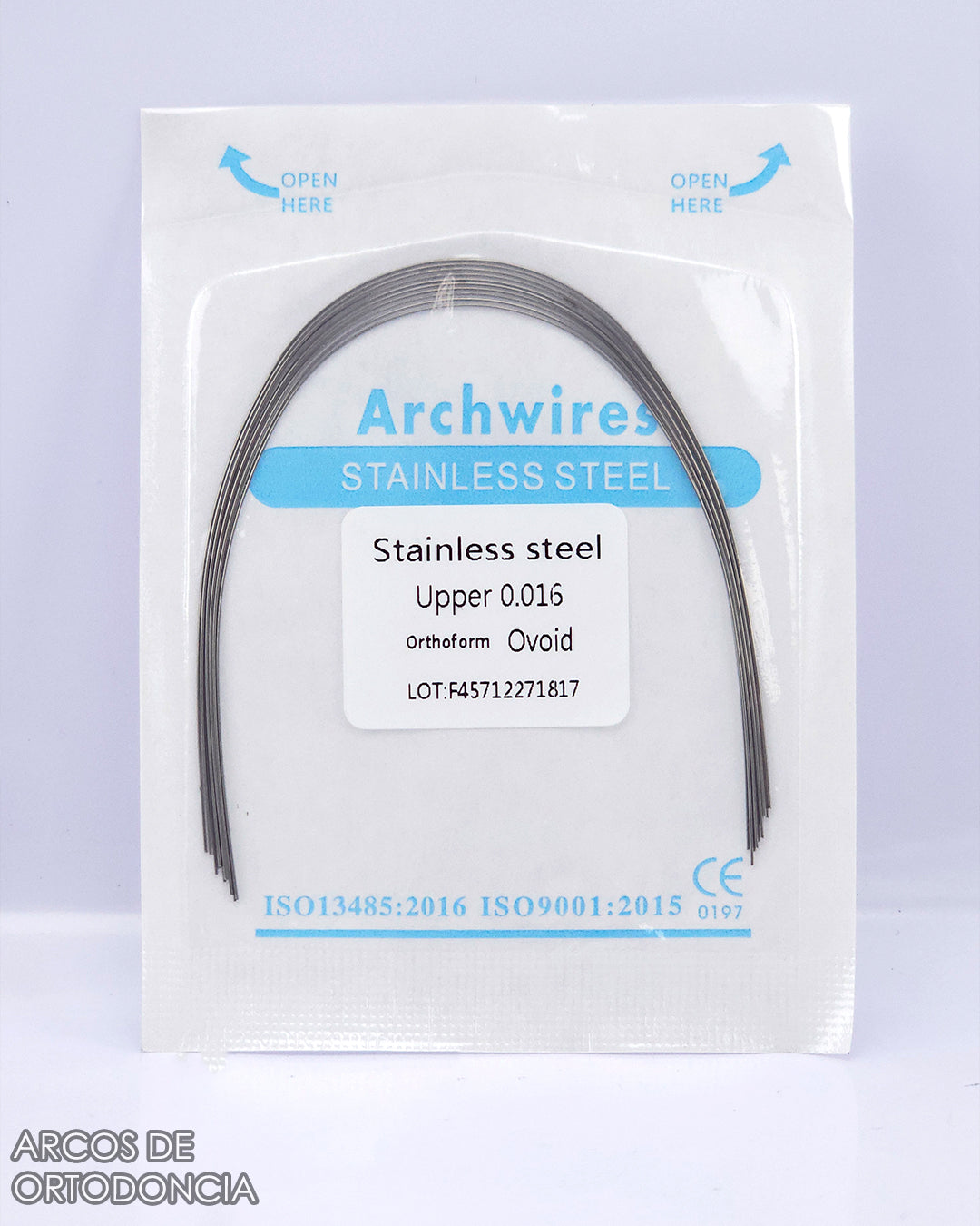 Arcos de Ortodoncia Redondos Acero x10 und