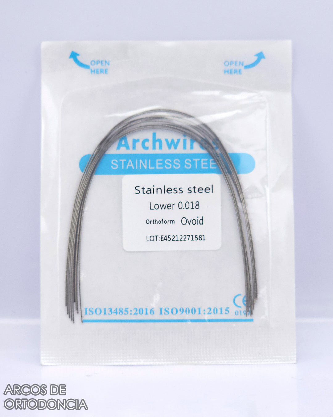 Arcos de Ortodoncia Redondos Acero x10 und