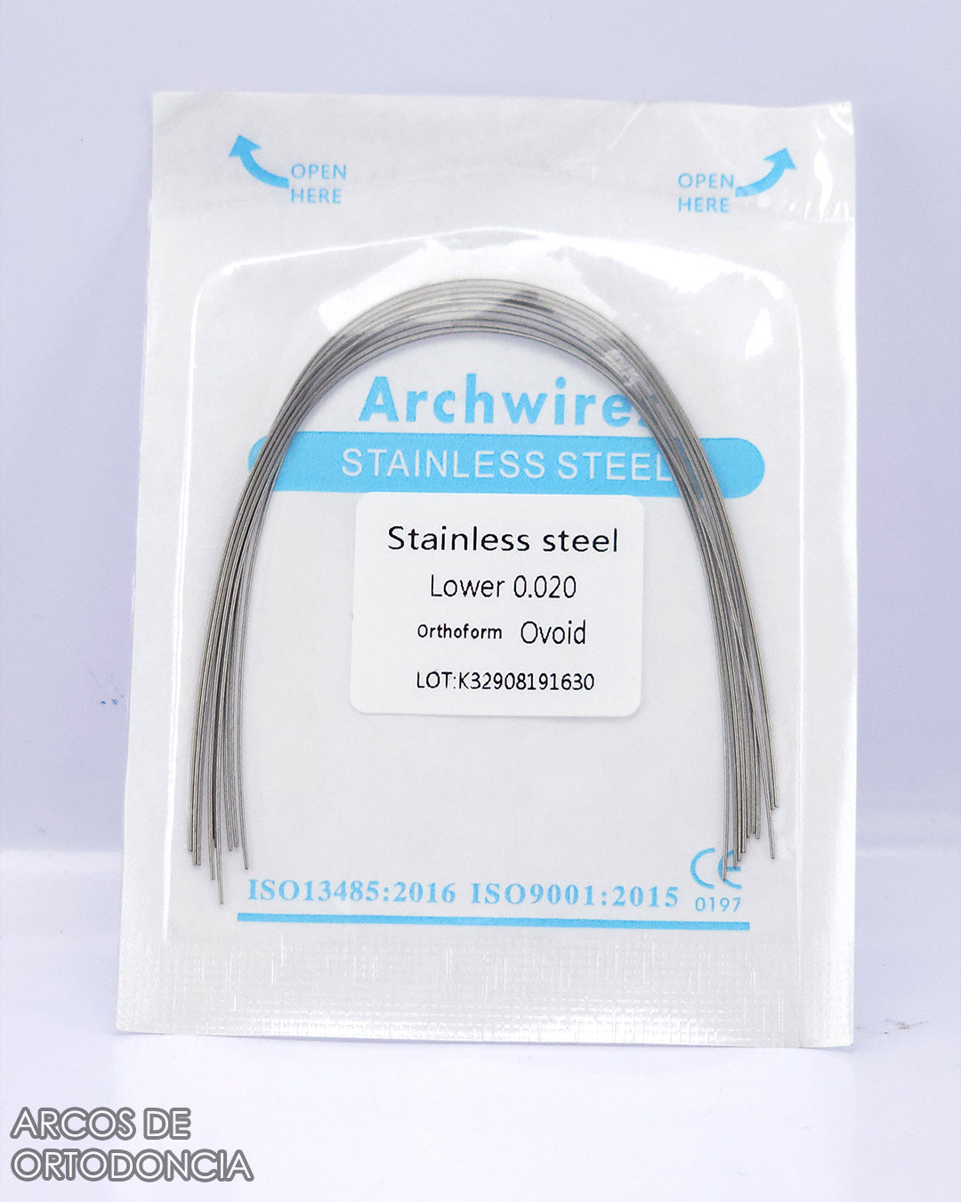 Arcos de Ortodoncia Redondos Acero x10 und