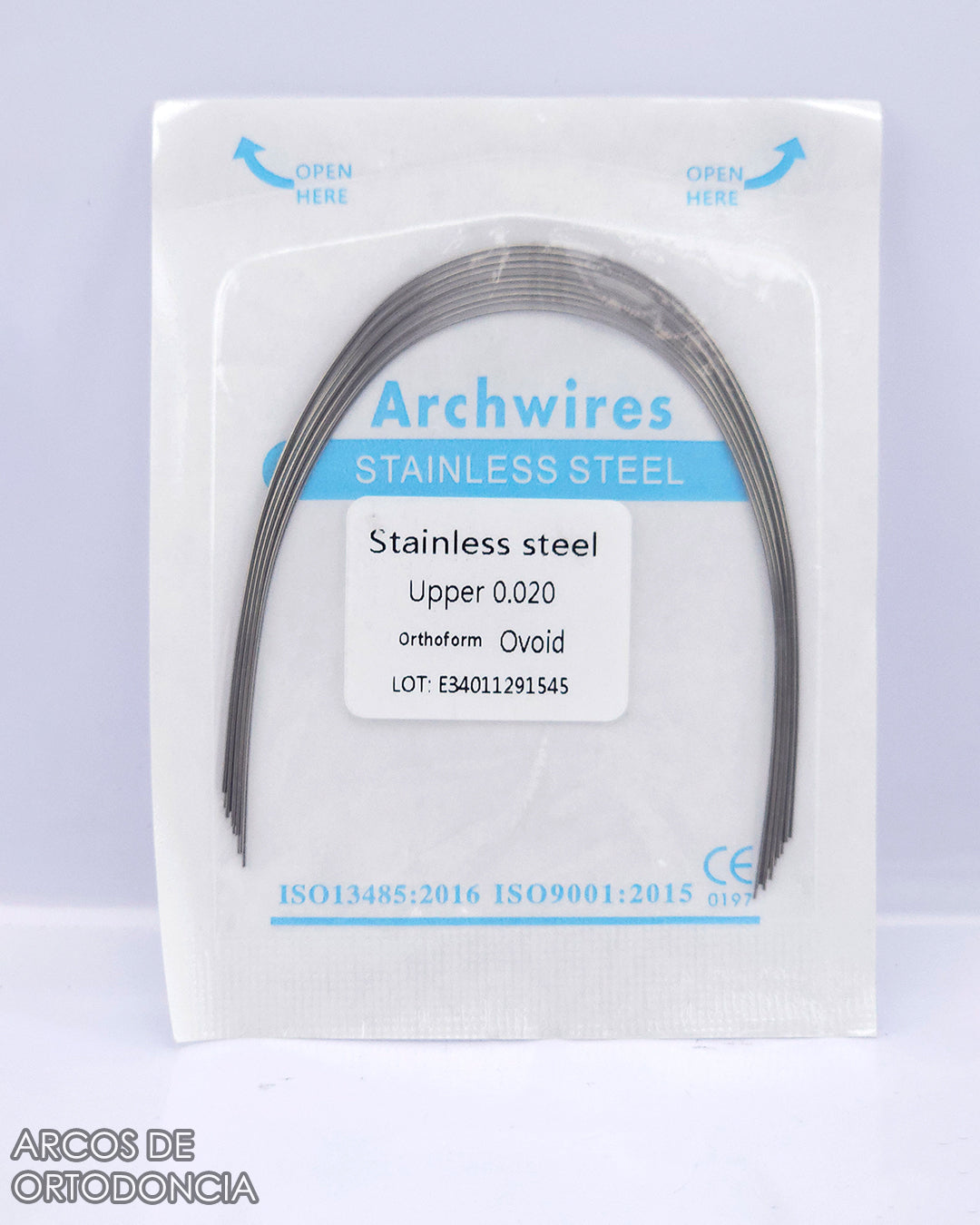 Arcos de Ortodoncia Redondos Acero x10 und