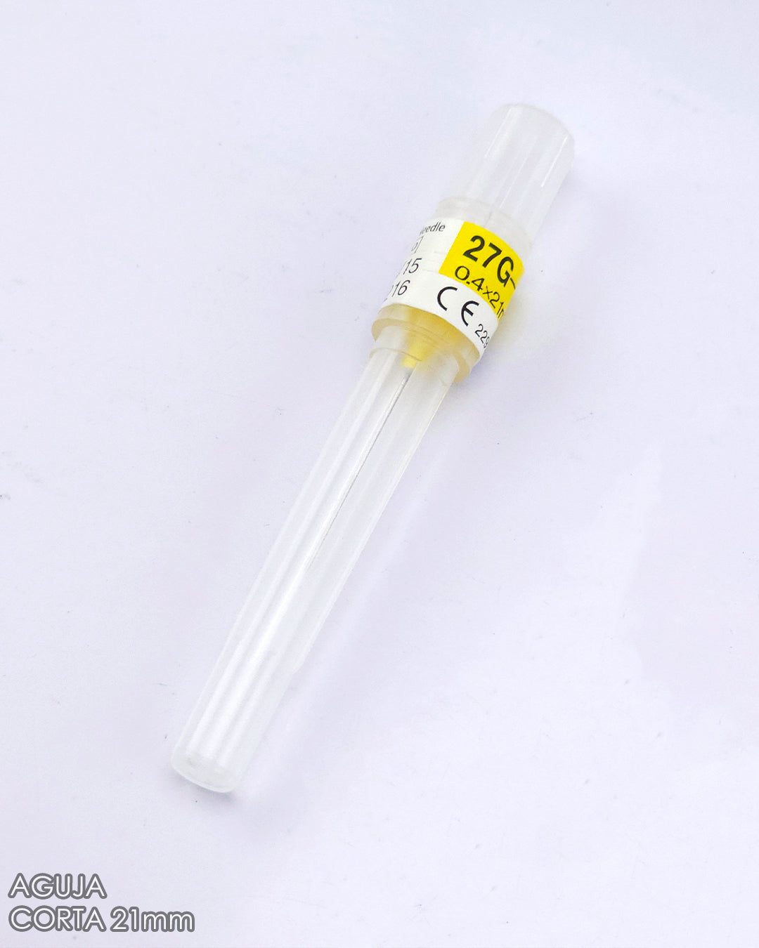 Aguja Corta 21mm Para Anestesia