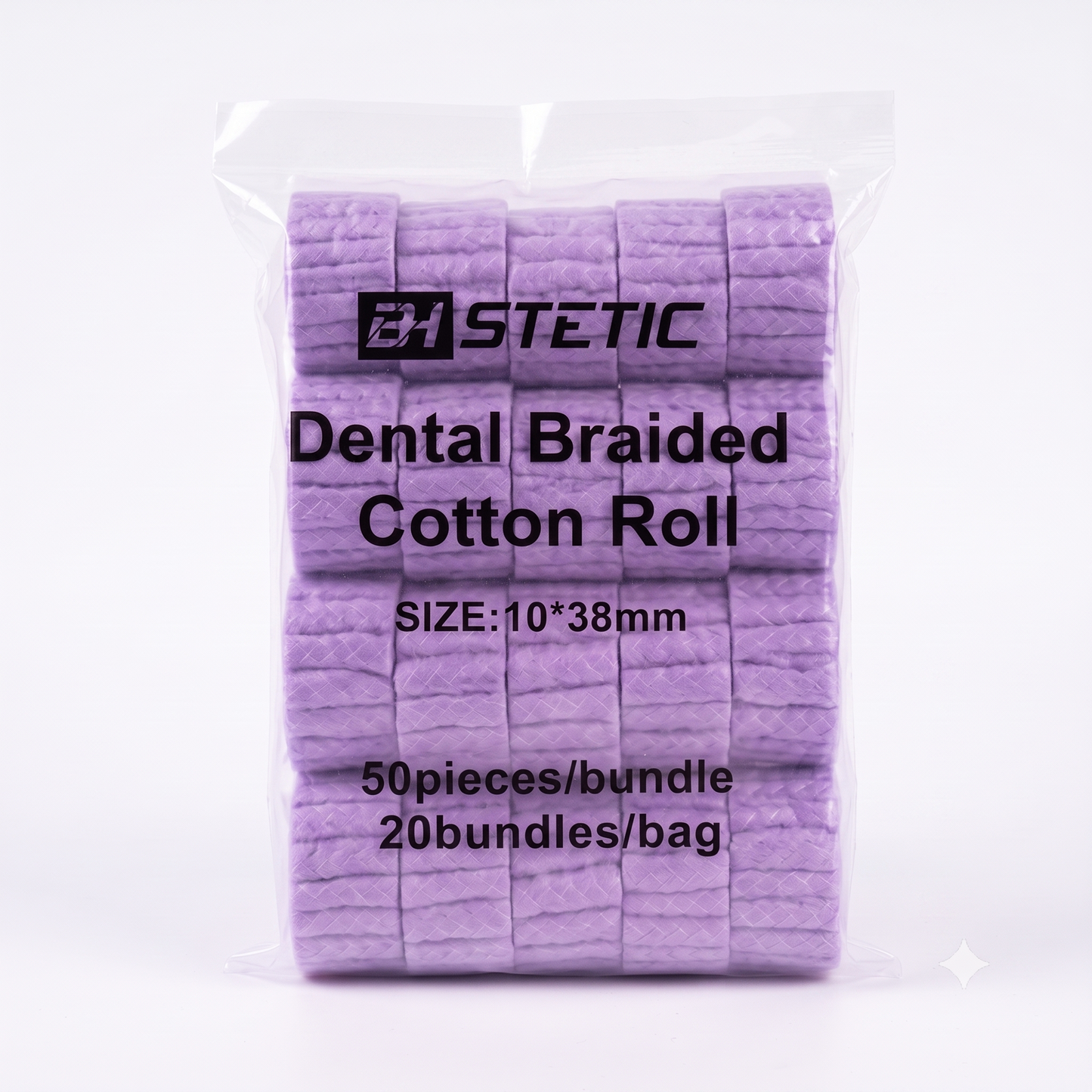 Algodón Trenzado Paquete x1000 und BH-STETIC (COLORES)