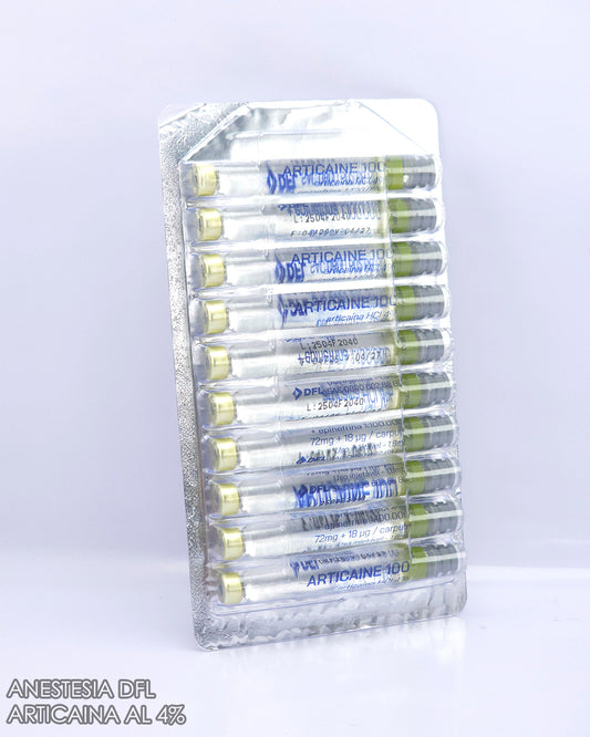 Anestesia Inyectable Articaina 4% DFL Bleaster x10