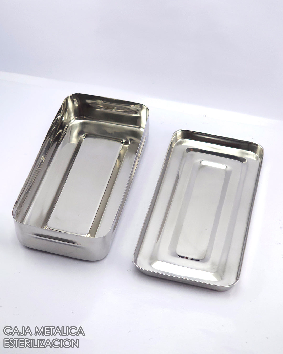 Caja Metalica Para Instrumental Grande (21cm x 11cm x 5cm)