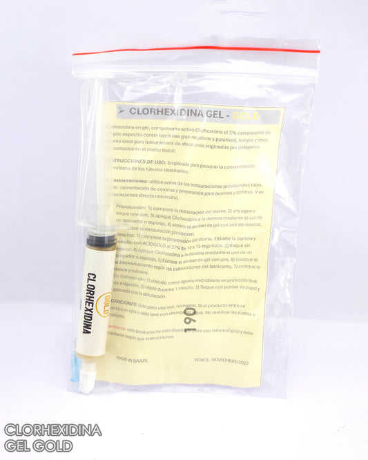 Clorhexidina en Gel Gold jeringa al 2%